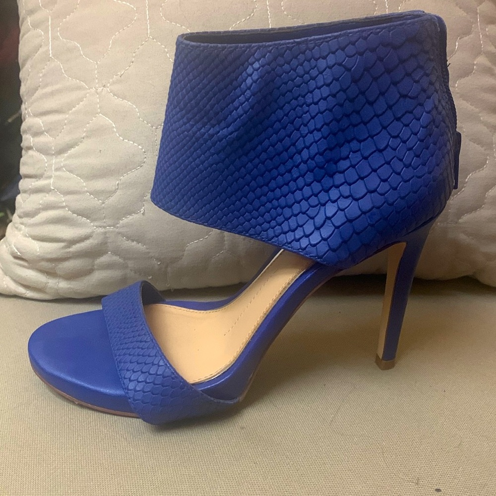 Royal blue heels